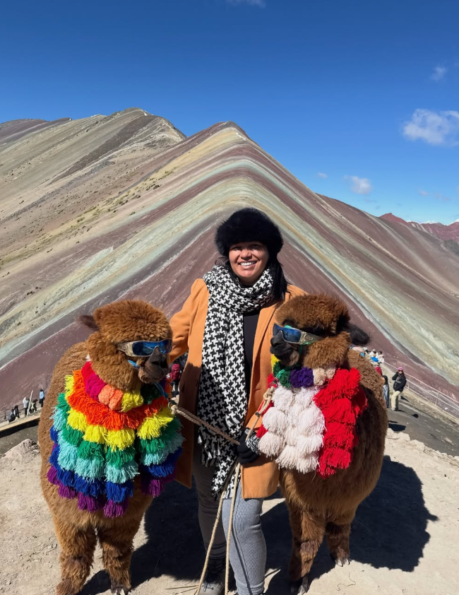 Cliente iTrip na Montanha de Cores, Peru